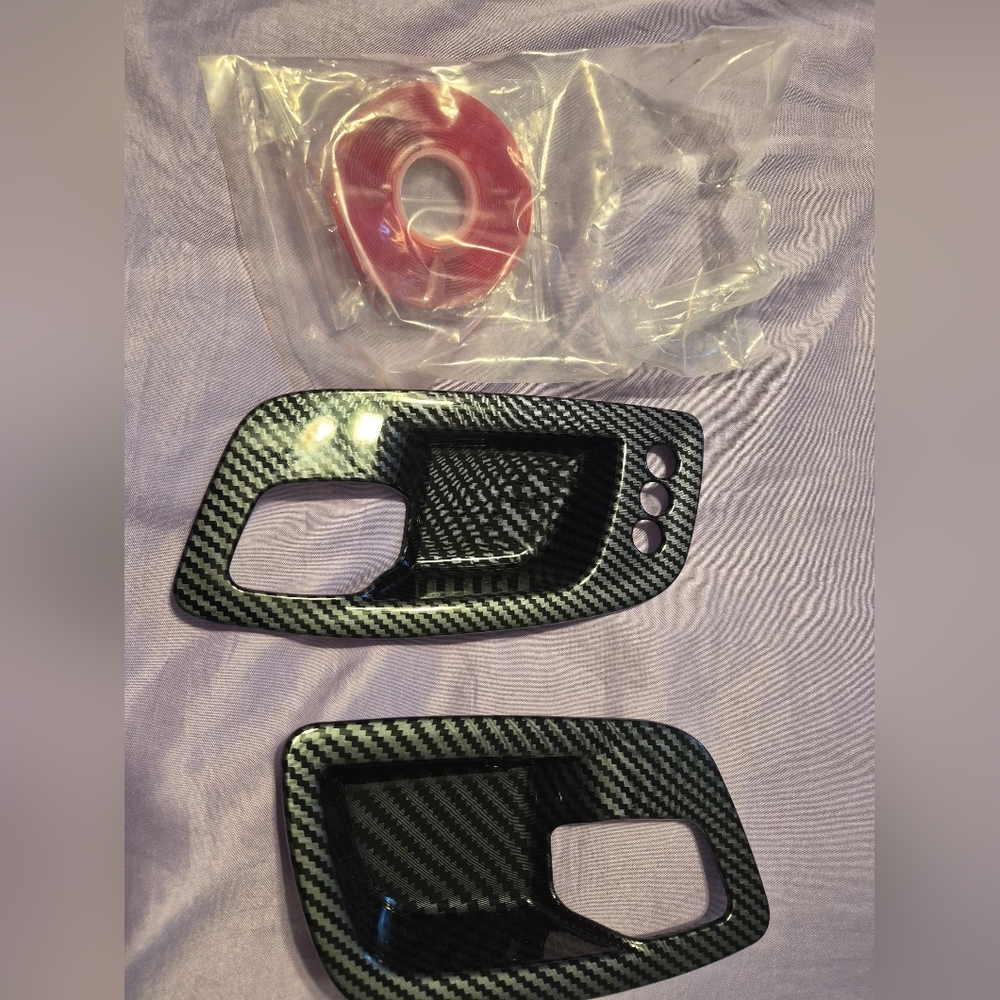 Carbon Fiber Style Car Interior Trim Set